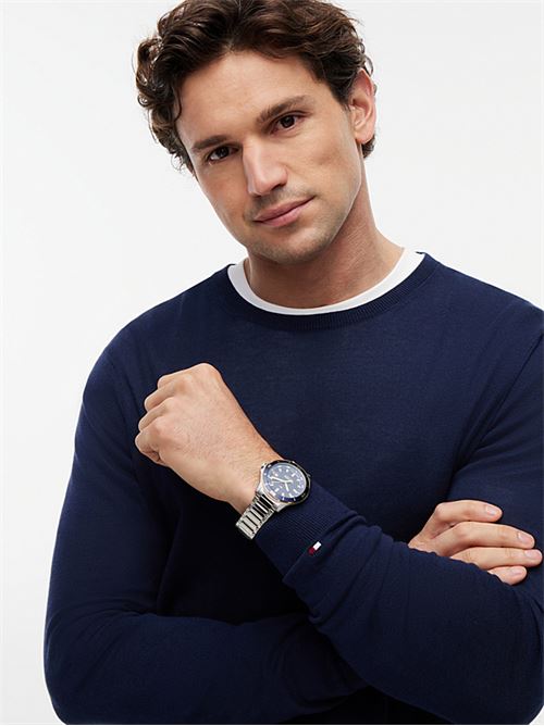 dc cotton/lyocell cneck TOMMY HILFIGER | MW0MW41820DCA